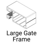 Knotwood Gate Frame Large 100mm x 50mm - 6500mm